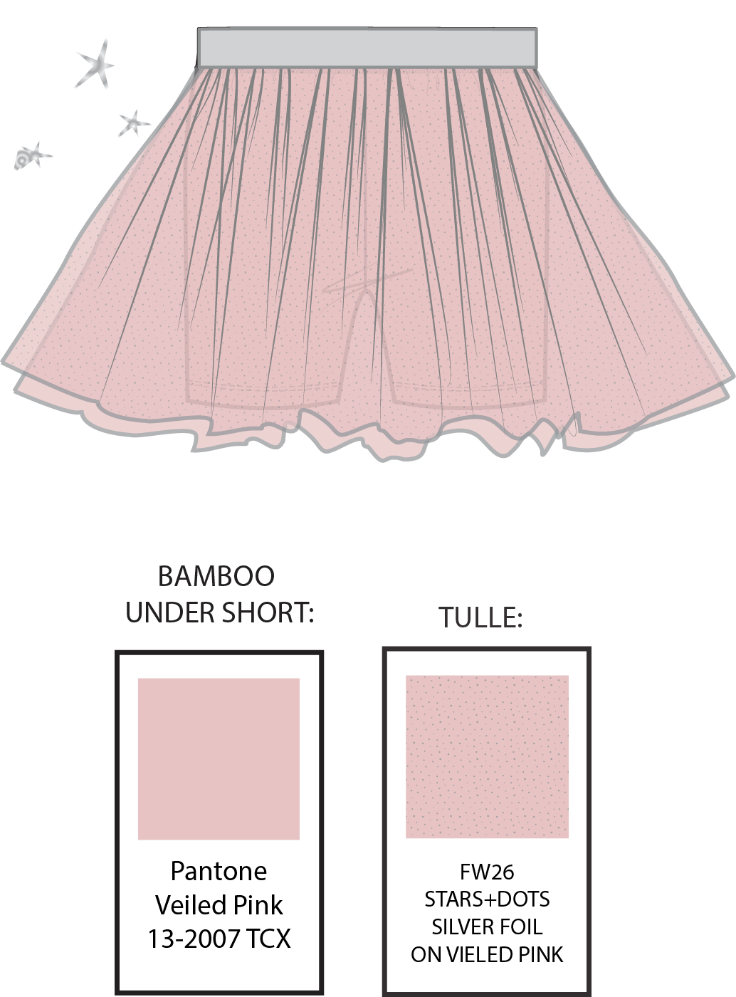 PREORDER Angel Dear Soft Pink - Tutu Skirt