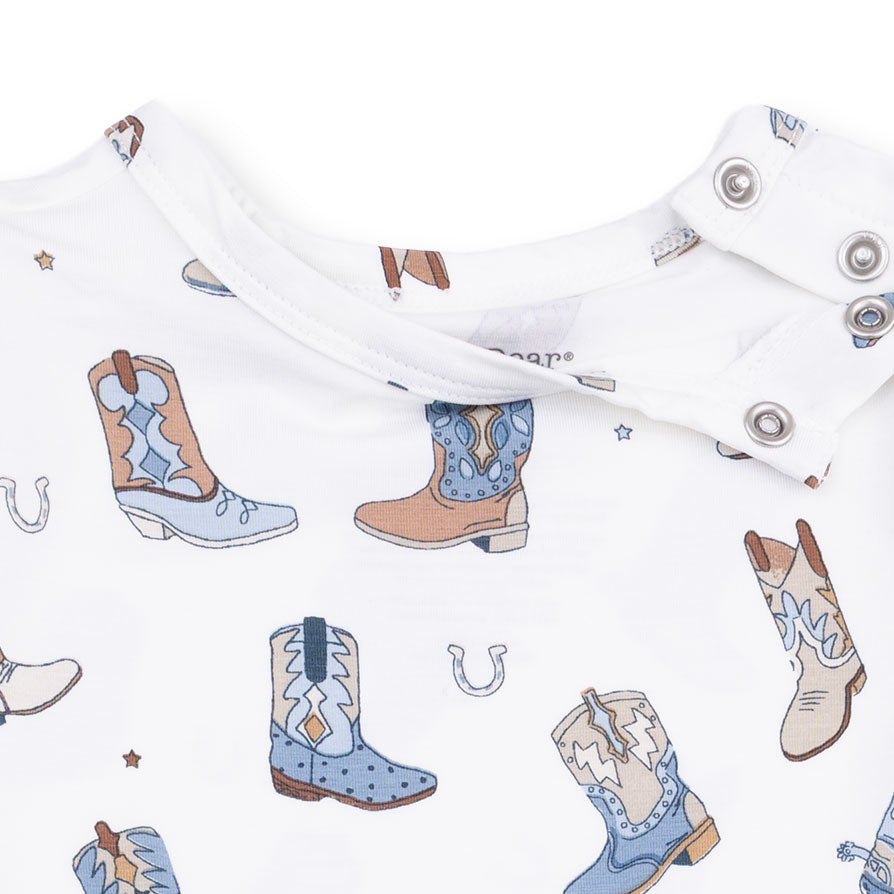 PREORDER Angel Dear Buckaroo Boots - Long Sleeve Bodysuit