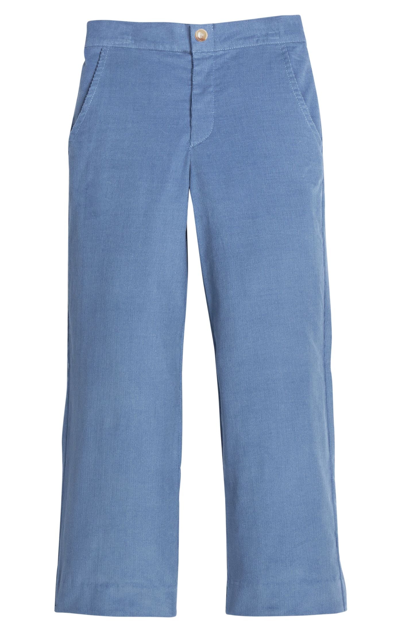 Little English Pull On Pant - Stormy Blue Corduroy