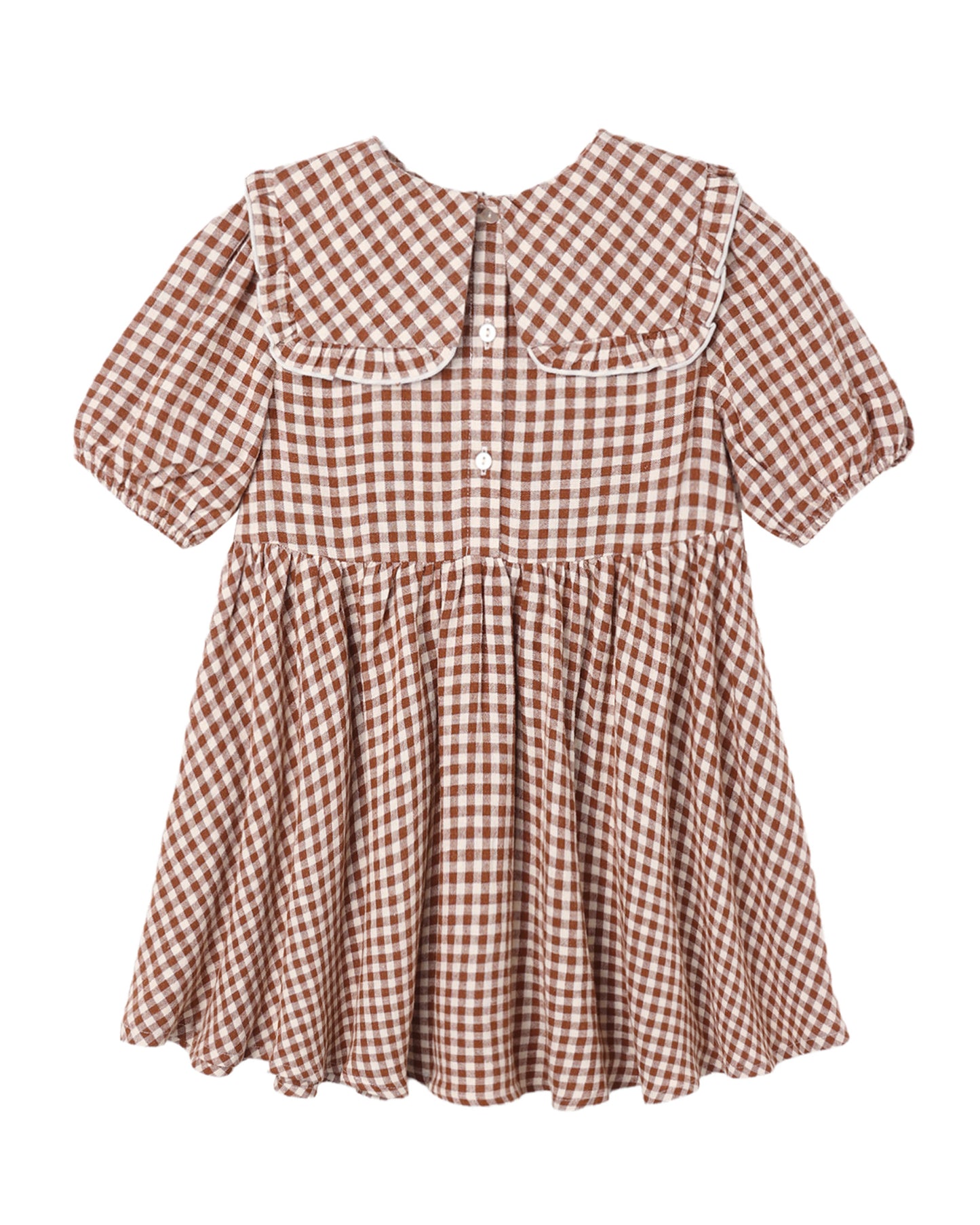 *PRE ORDER* RYLEE + CRU CAMILLE DRESS BRICK CHECK