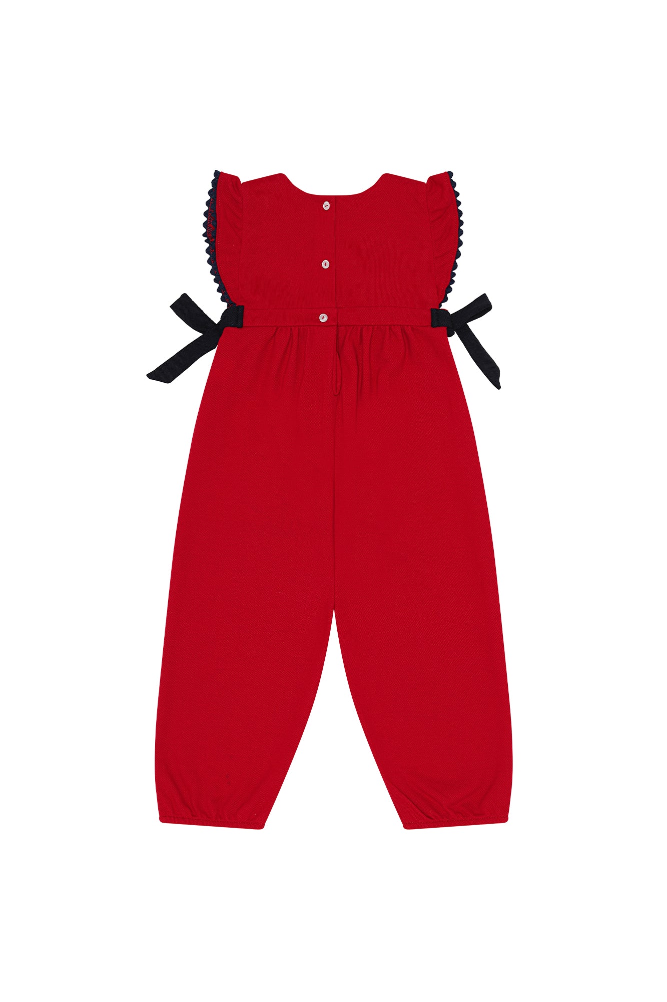 NELLAPIMA Elise Bow Overall -RED