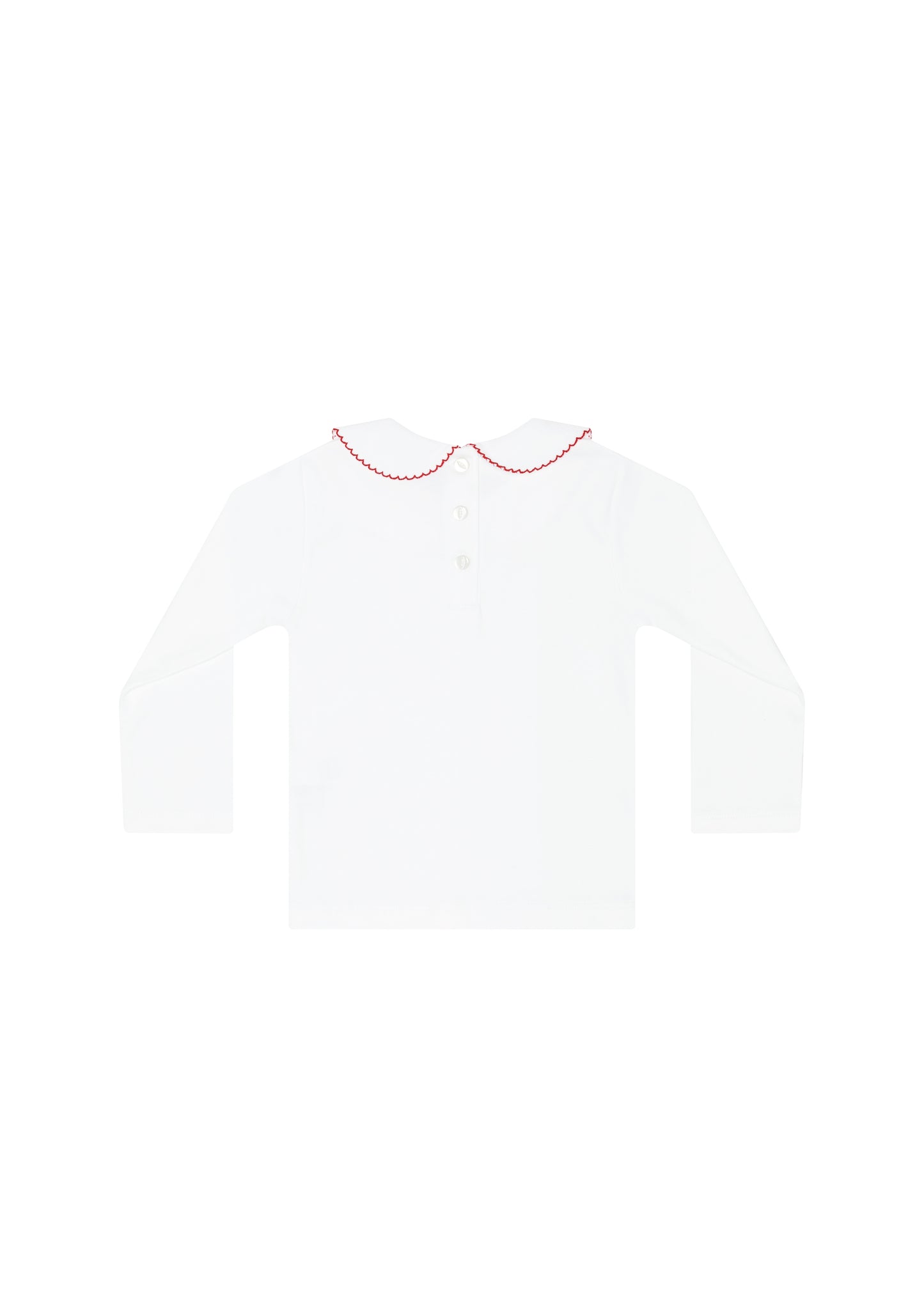NELLAPIMA Elise Peter Pan Collar Shirt - RED