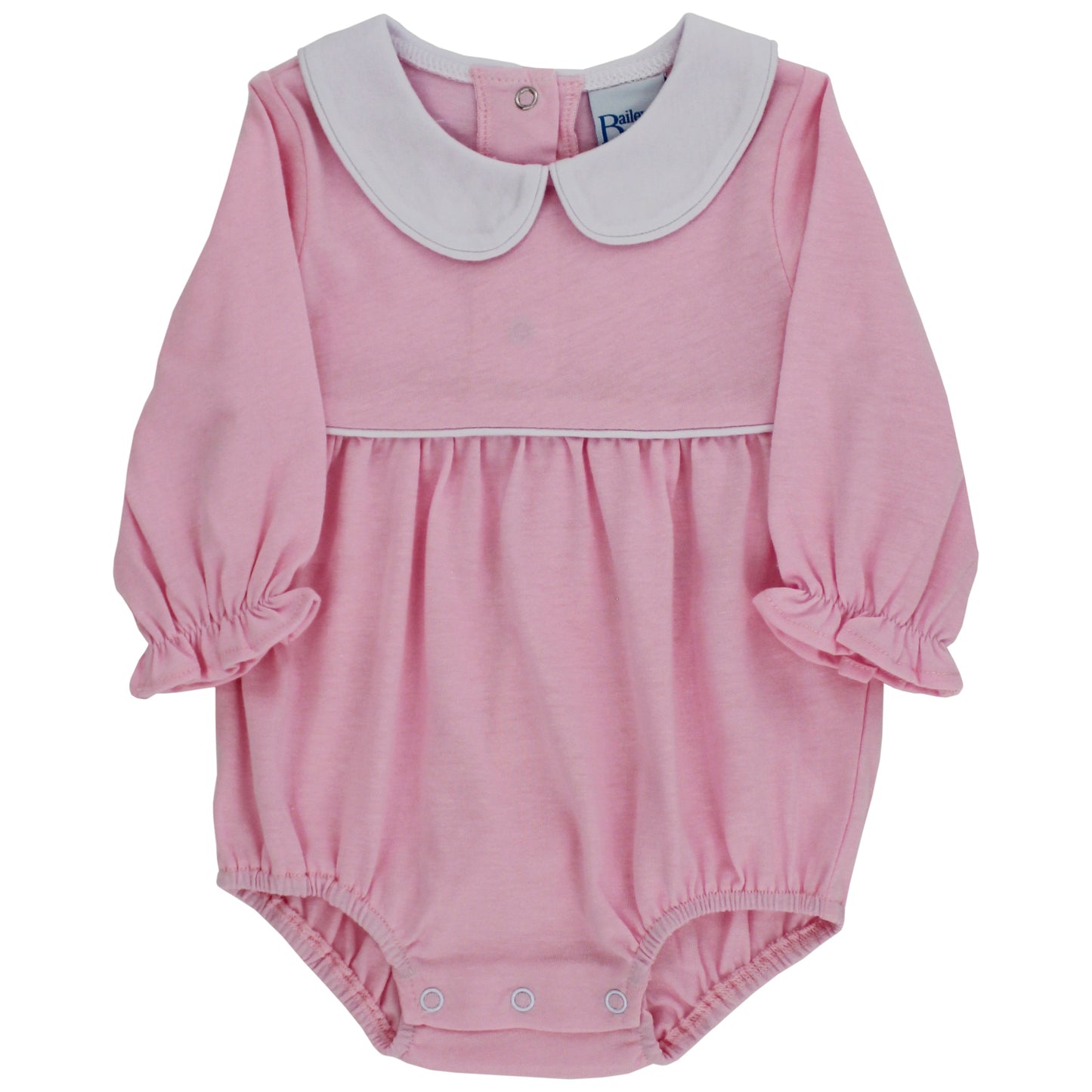 PRE-ORDER BAILEY BOYS PINK KNIT-GIRLS L/S BUBBLE