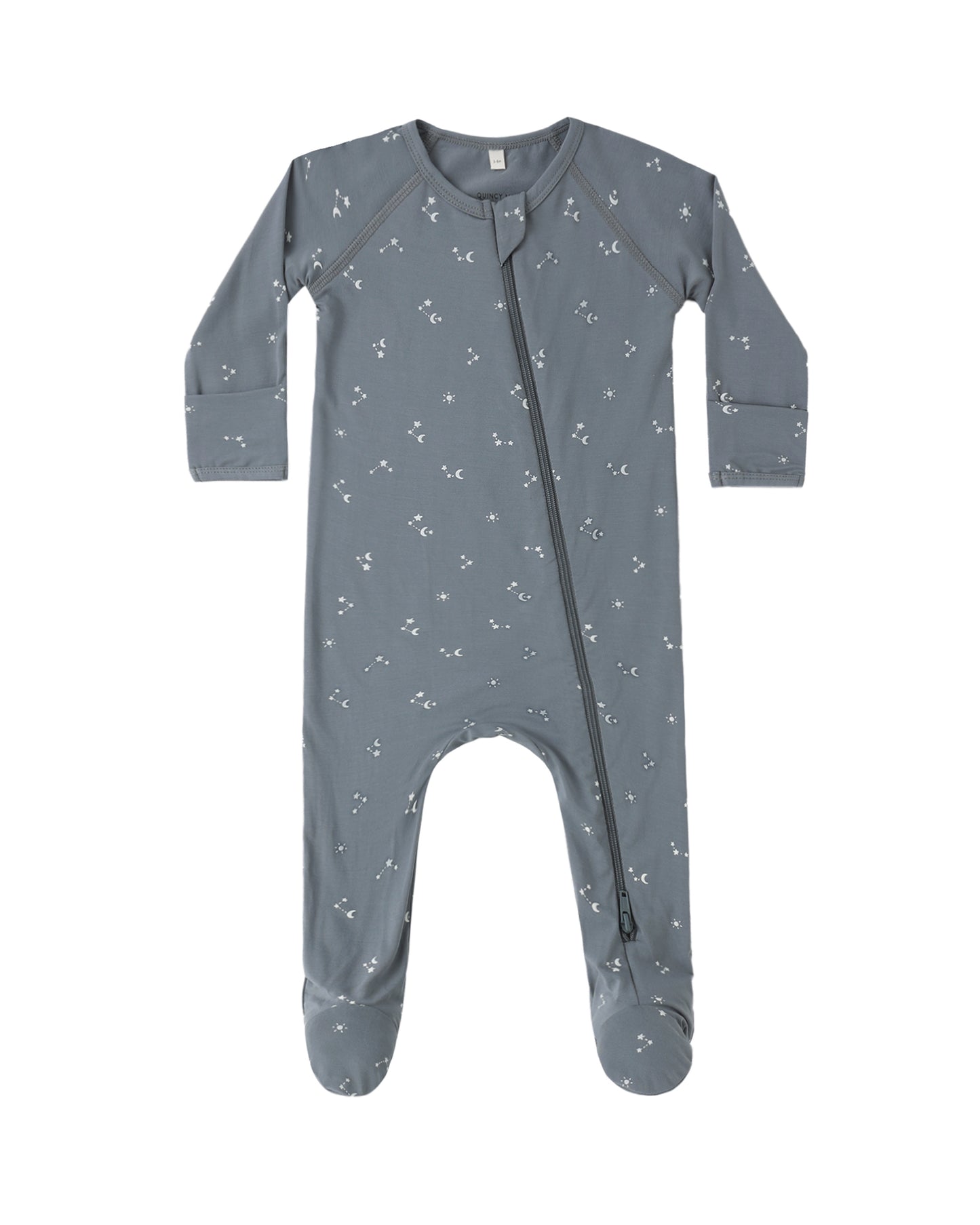 RYLEE + CRU BAMBOO ZIP FOOTIE STARLIGHT - Persnickety Shop