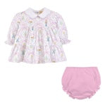 Nutcracker Dreams Printed Pima Dress with Scalloped Collar – Baby Club Chic