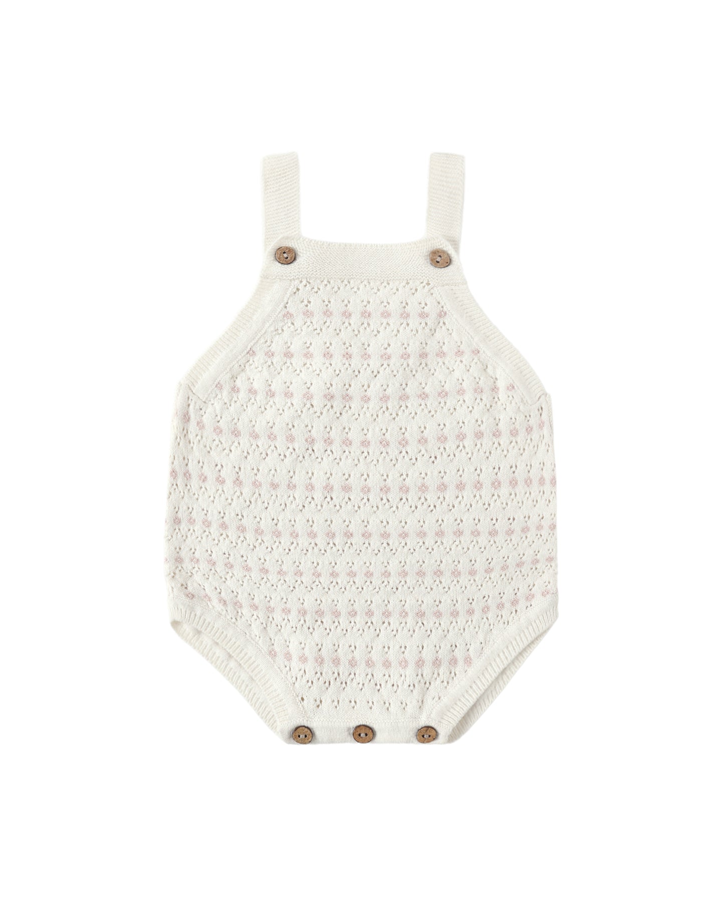 Rylee + Cru TATUM ROMPER IVORY - Persnickety Shop