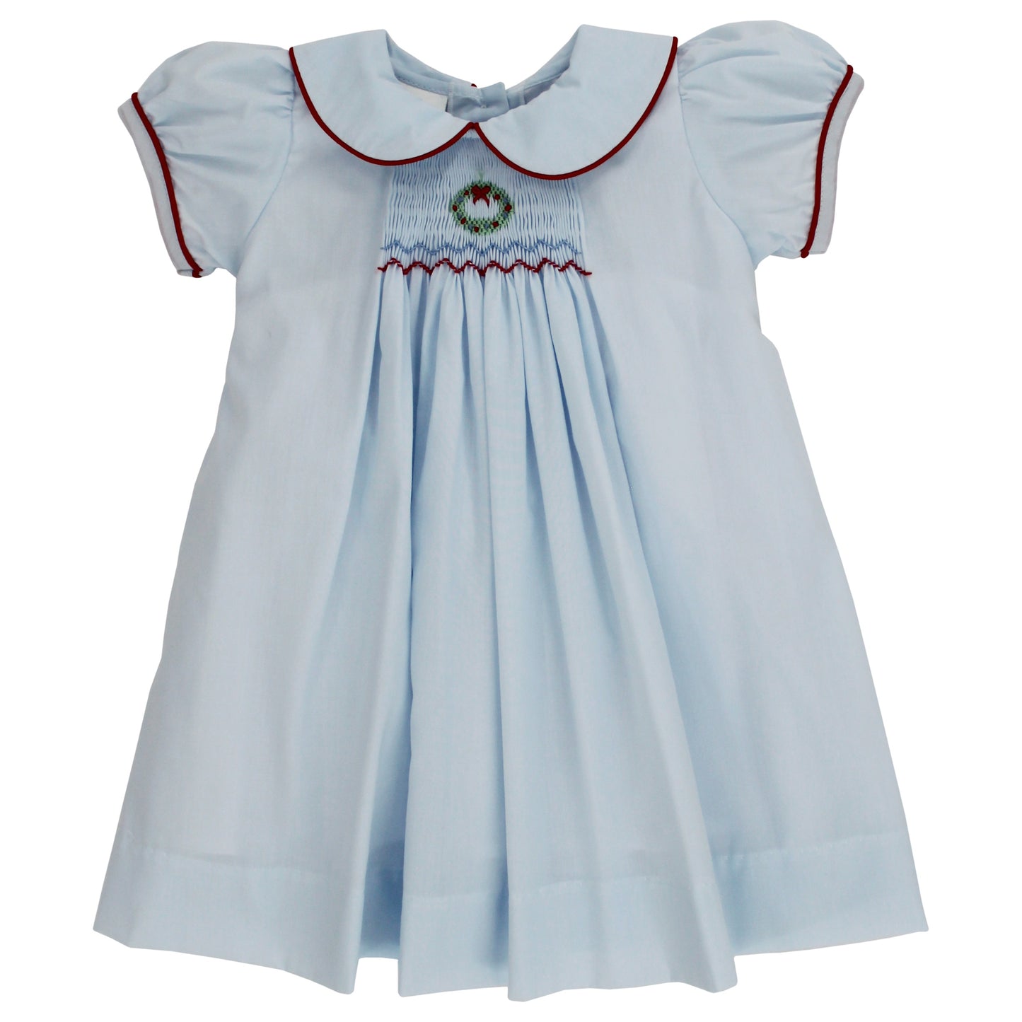 PRE-ORDER BAILEY BOYS SMOCKED WREATH-DRESS