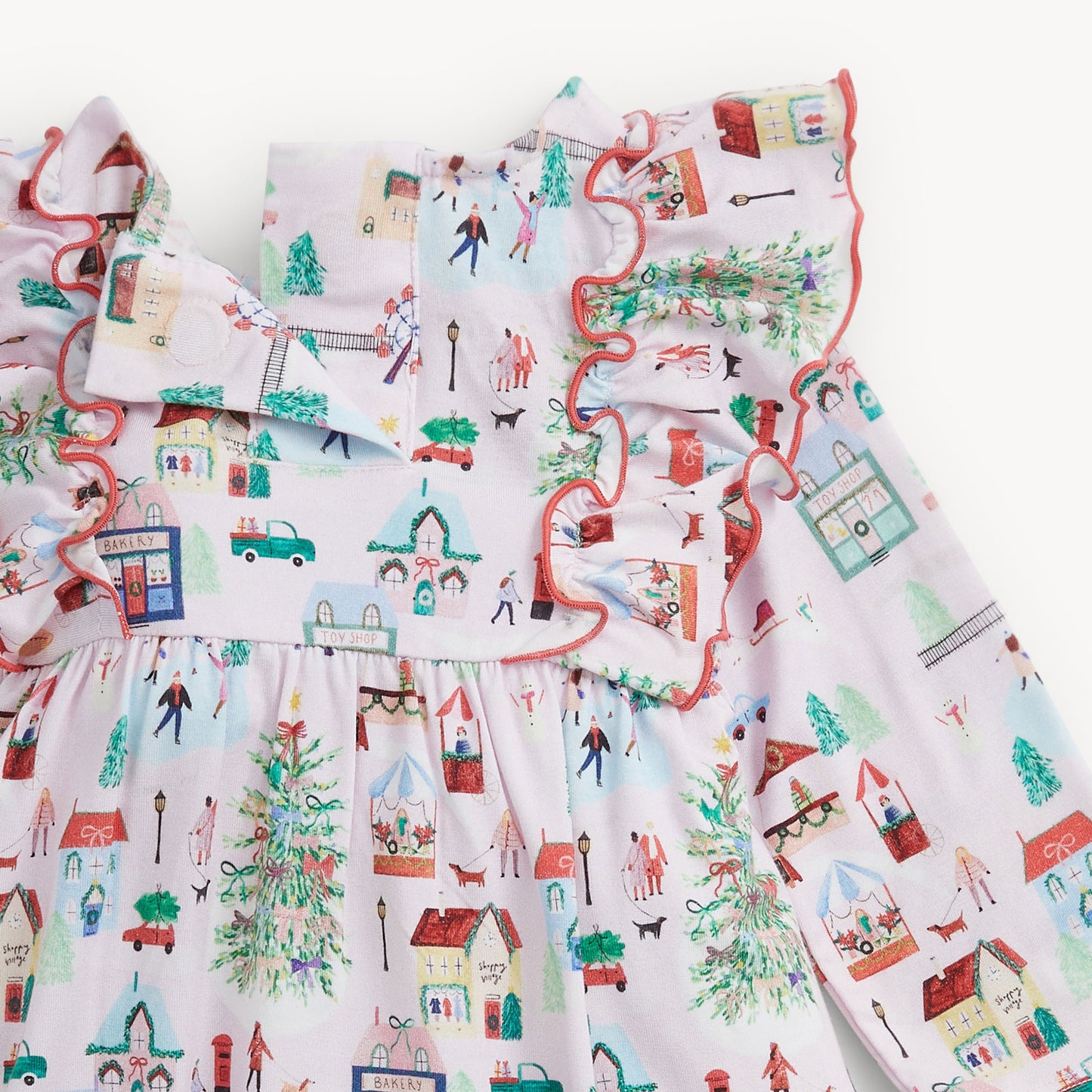 PREORDER Magnetic Me Winter Village Modal L/s Dress W Legging
