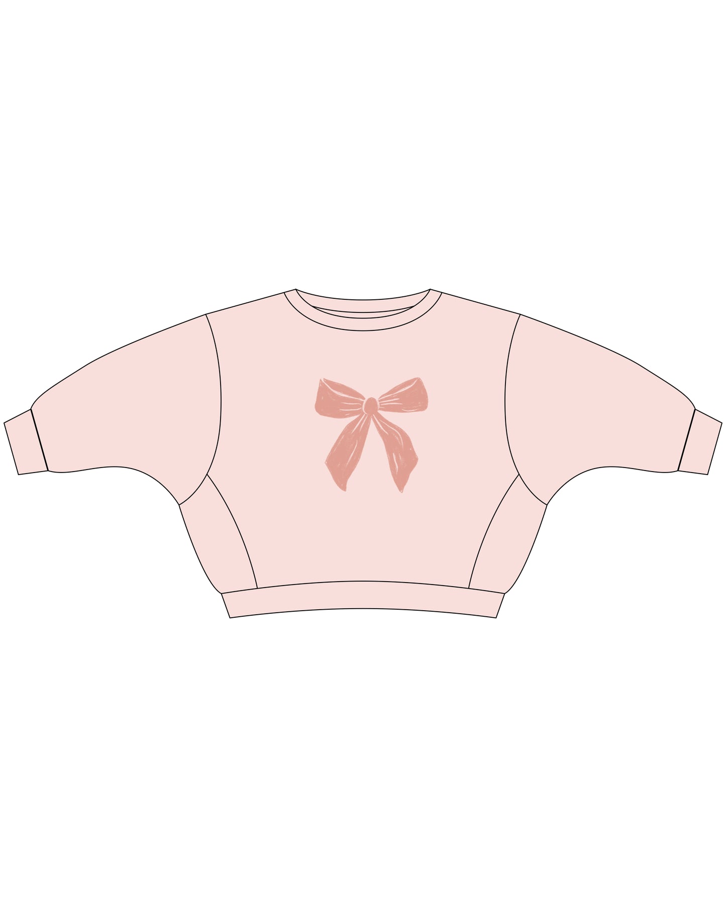 Rylee + Cru RACER SWEATSHIRT BOW - Persnickety Shop