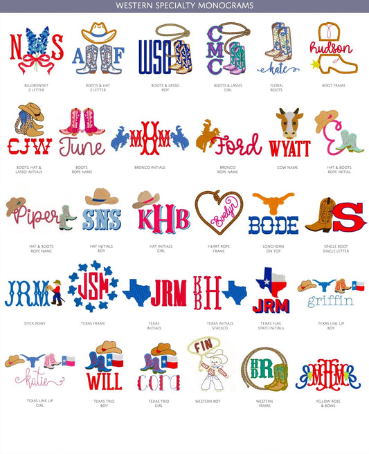 Western Specialty Monograms