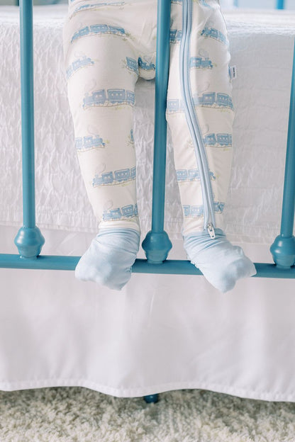 Train - Sleep Romper zip (Train-Sleep-Romper-Zip)