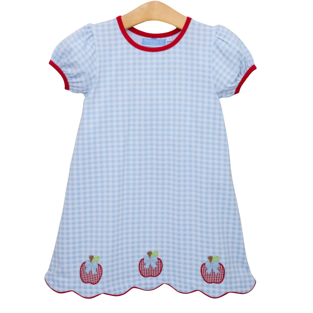 PREORDER: Trotter Street Kids Apple Trio Dress