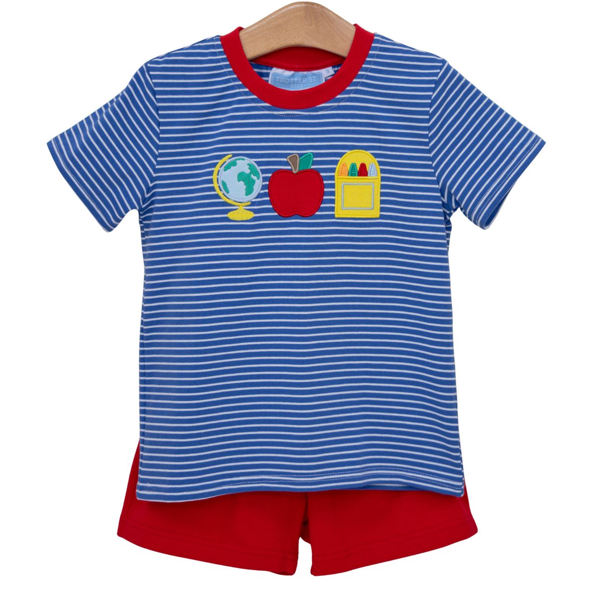 PREORDER: Trotter Street Kids School Trio Short Set