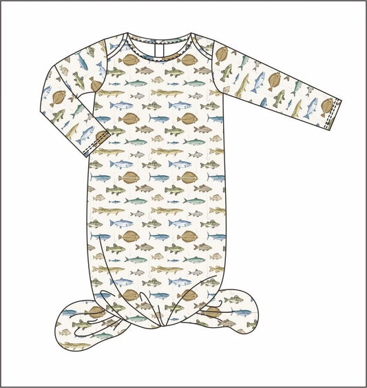 Harbor and Hound Drift Gown in Marina