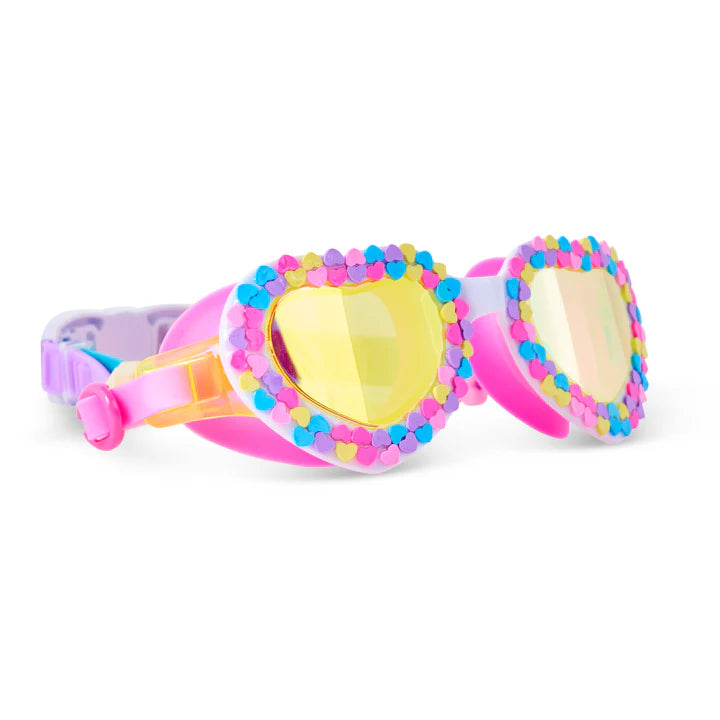 Bling20 Color Me Smitten Kids’ Swim Goggles – Rainbow Crush - Persnickety Shop