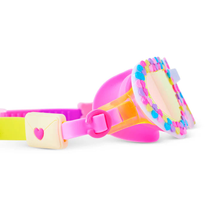Bling20 Color Me Smitten Kids’ Swim Goggles – Rainbow Crush - Persnickety Shop
