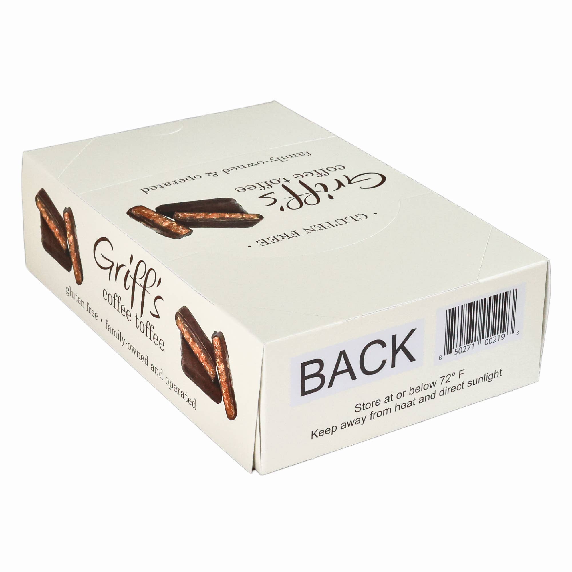 Griff's Coffee Toffee - 1oz Dark Chocolate Toffee - Persnickety Shop