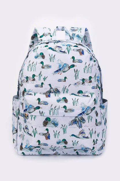 Kids Backpack With Duck Print - Persnickety Shop