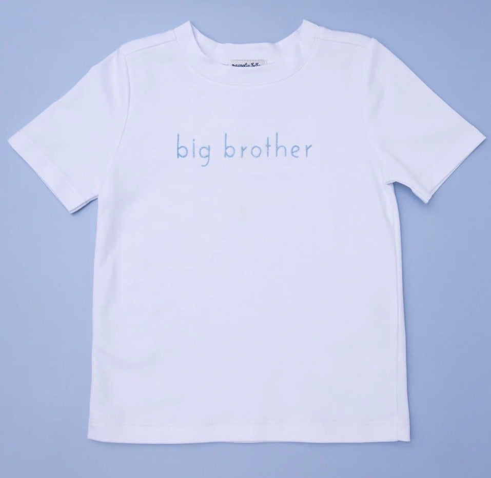 Magnolia Baby Big Brother Embroidered T-Shirt - Persnickety Shop