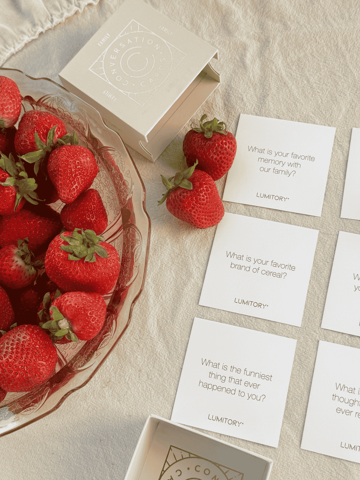 Family Conversation Cards - Case of 6