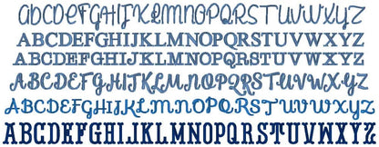 Classic Grosgrain Moonstitch Hair Bow - Medium: White w/ Orange - Persnickety Shop