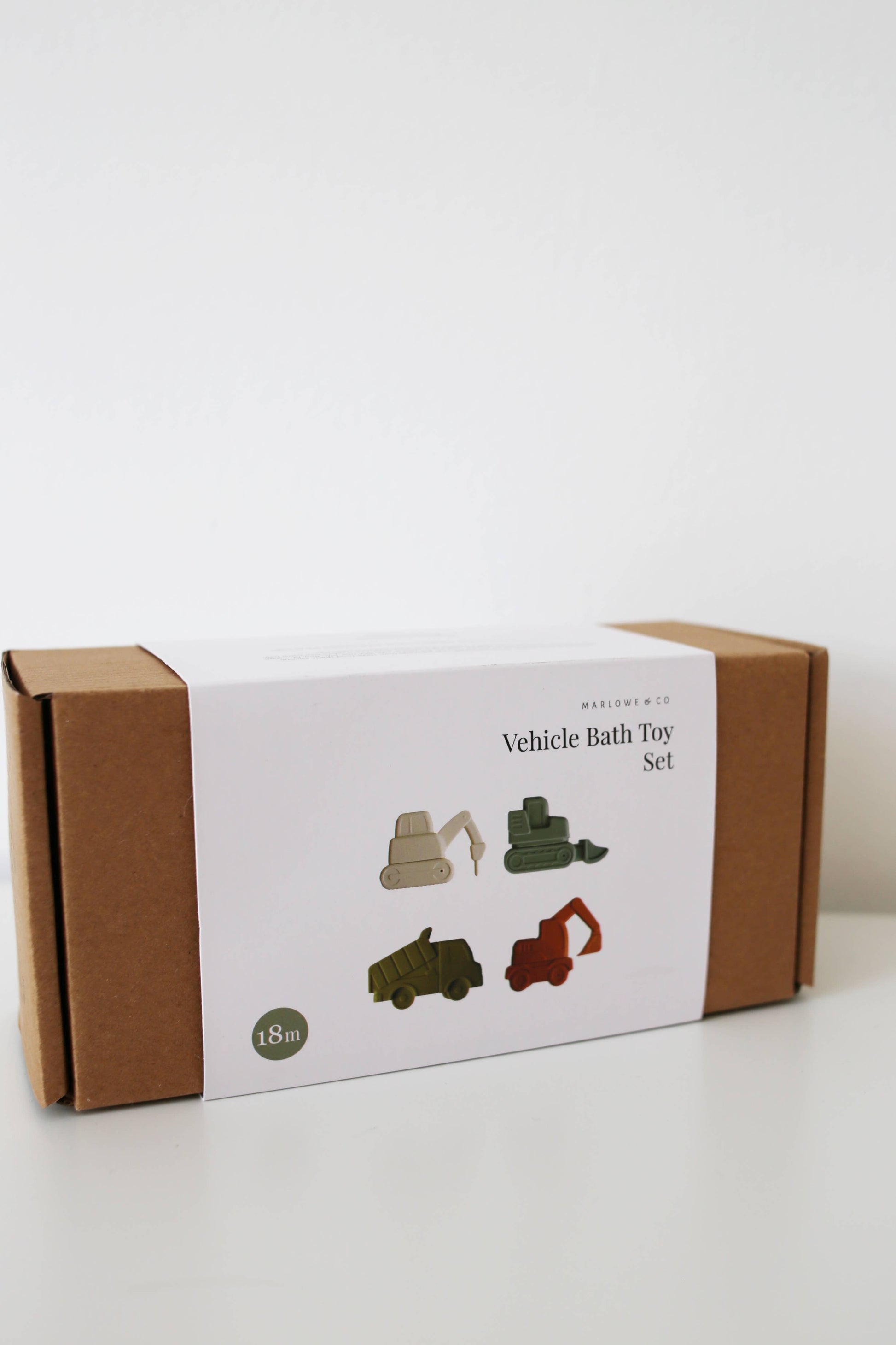 Construction Vehicle Mold Free Silicone Bath Toy Set  - Persnickety Shop