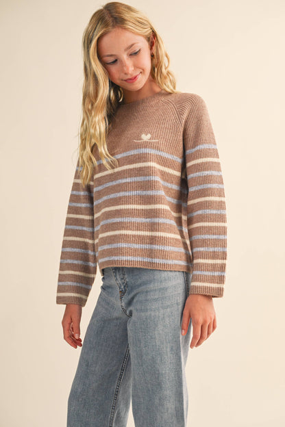 TWEEN GIRLS KIDS WIDE TUNIC PULL OVER SWEATER (7-14) : 9/10 - Persnickety Shop