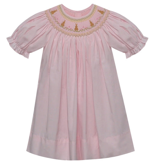 Pink Savannah Bishop Dress - Hop To It - Persnickety Shop