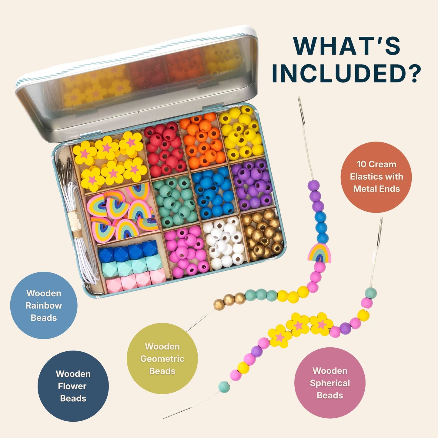 Rainbow Bloom Bracelet Making Kit