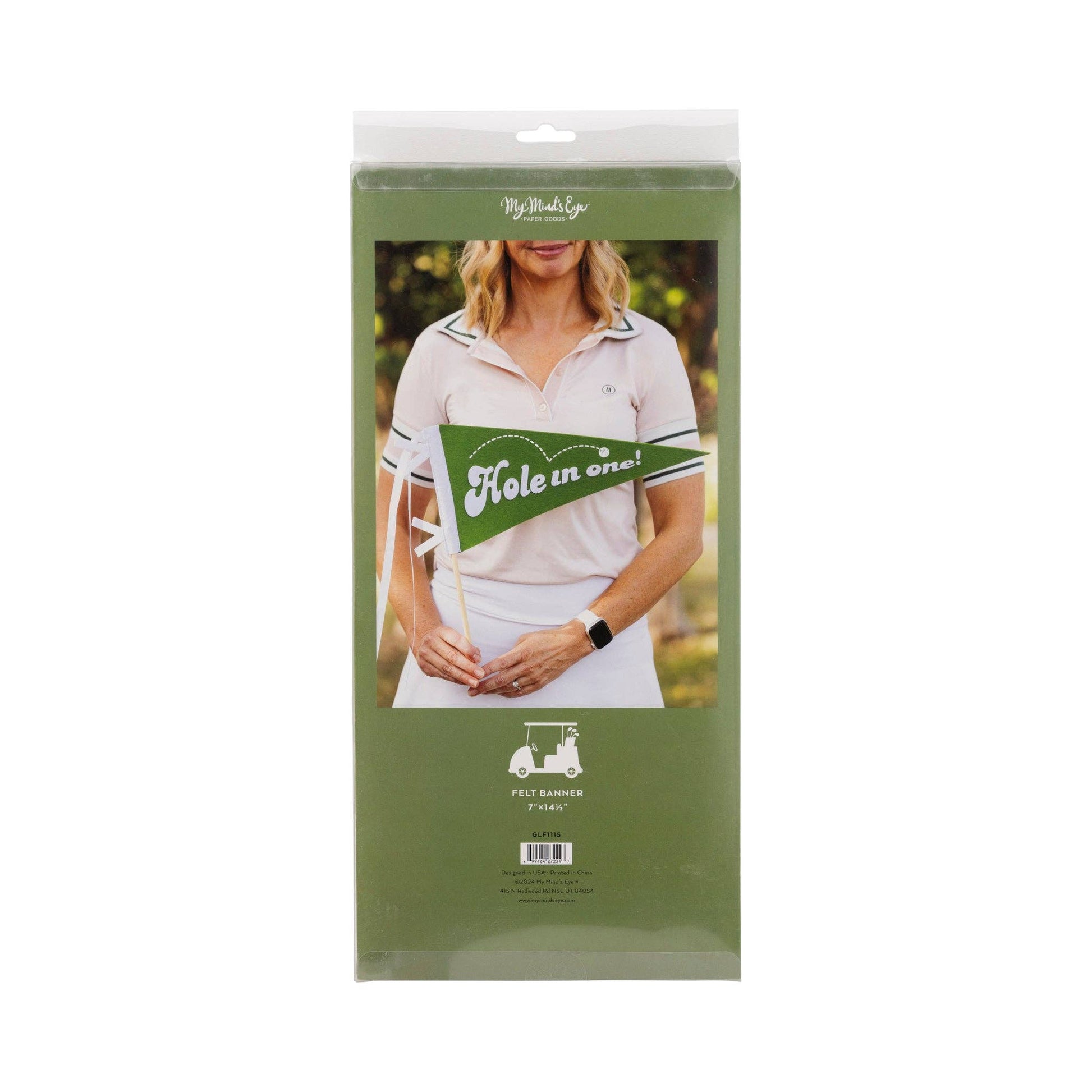 GLF1115 - Golf Felt Pennant - Persnickety Shop