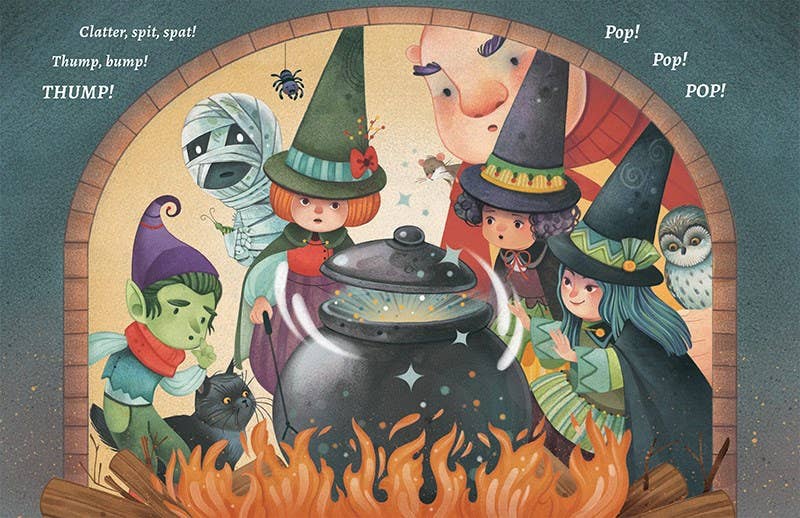 Three Little Witches and the Spooky Old House: Hardcover