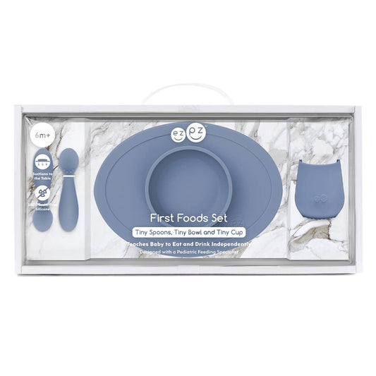 First Foods Set (Baby 4+ months): Indigo