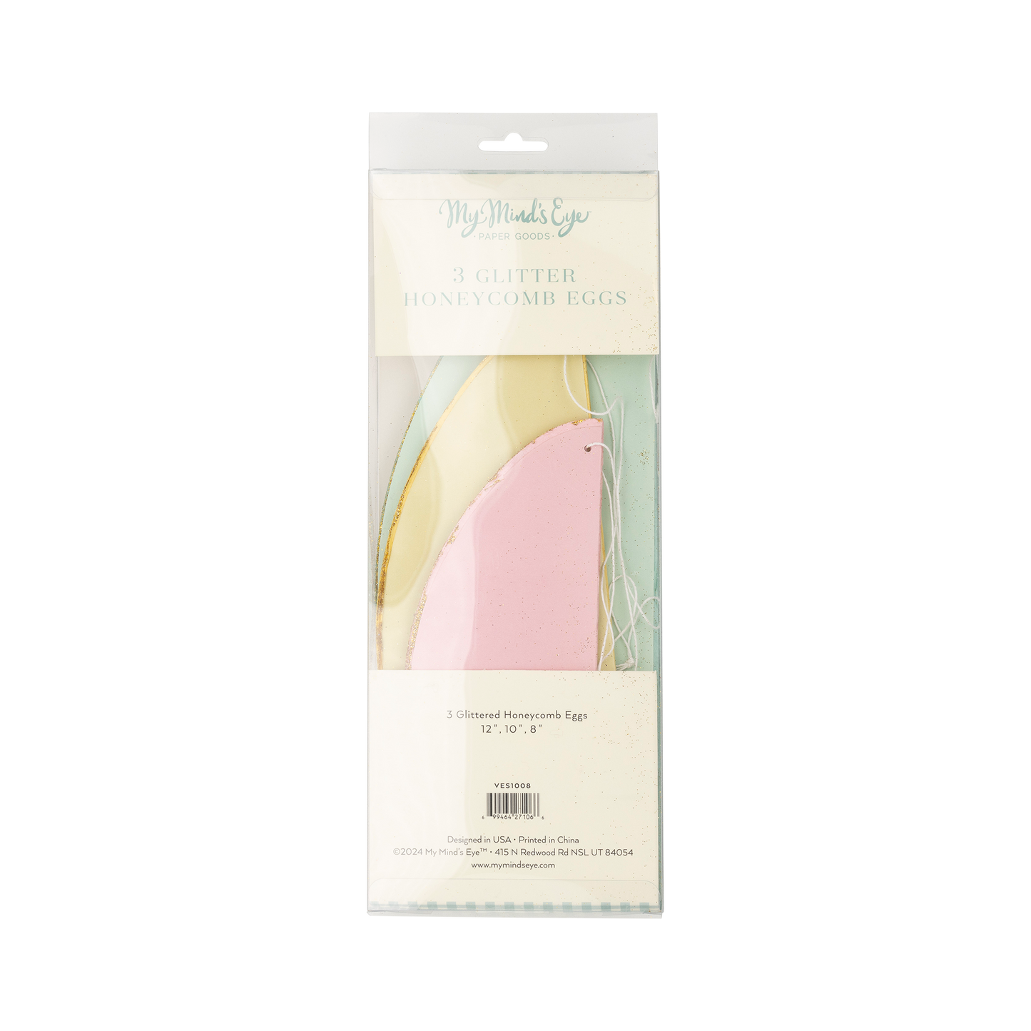 VES1008 - Vintage Easter honeycomb eggs - Persnickety Shop