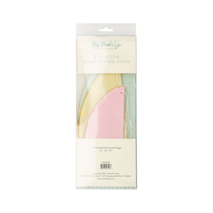 VES1008 - Vintage Easter honeycomb eggs - Persnickety Shop