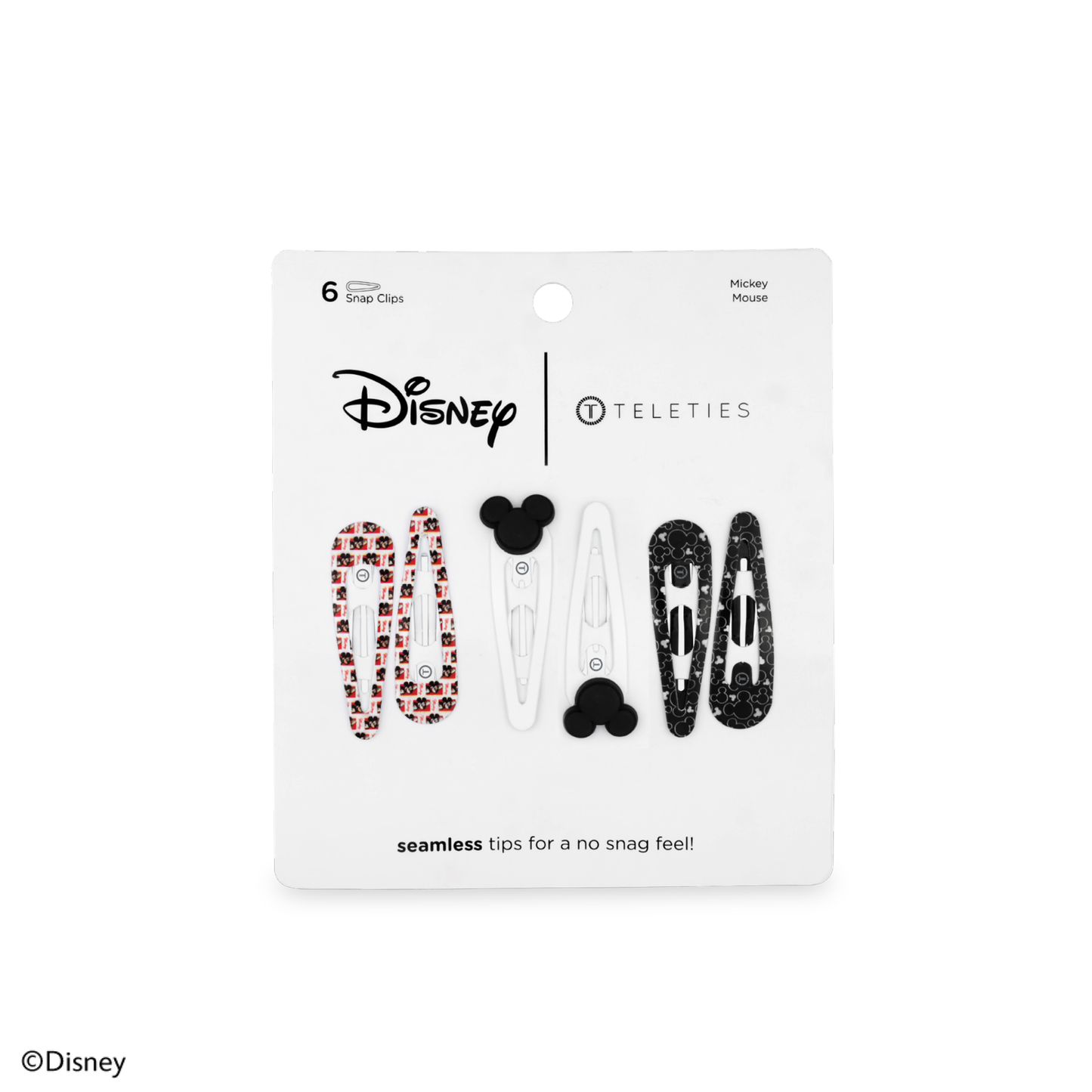 Mickey Mouse Snap Clip (6ct)