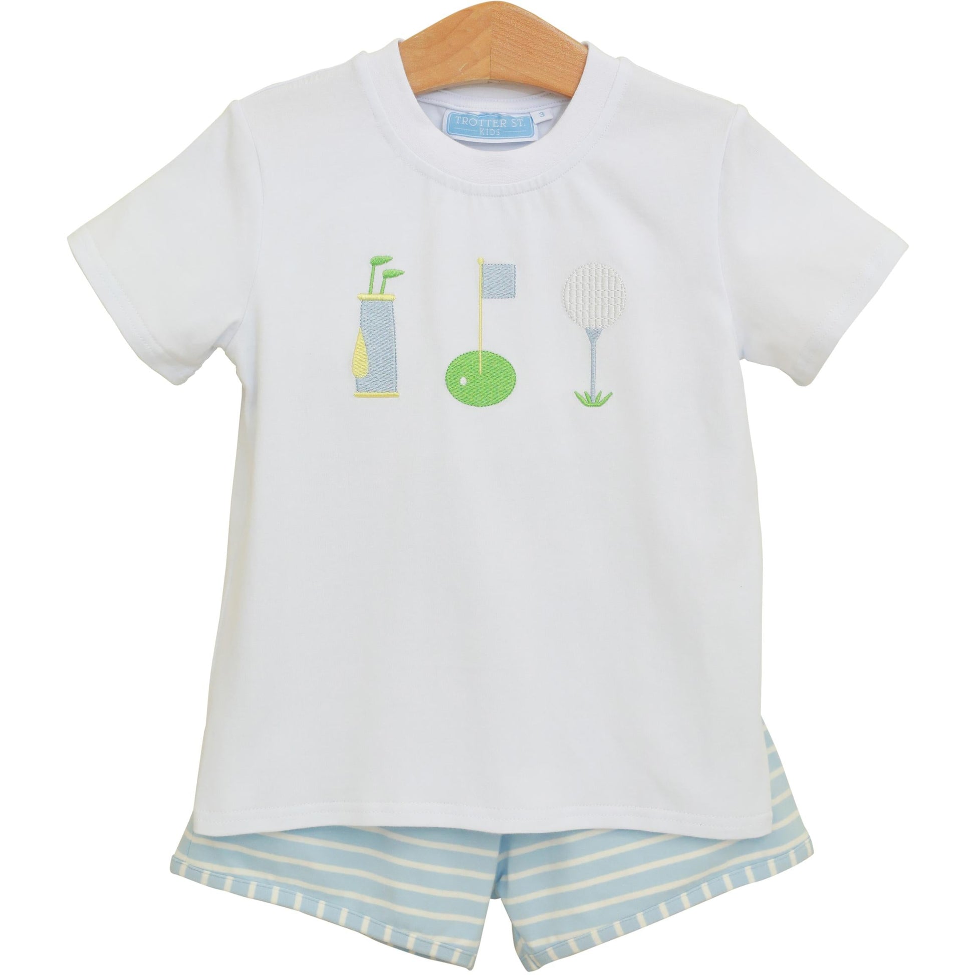 Trotter Street Kids Tee Time Short Set - Persnickety Shop