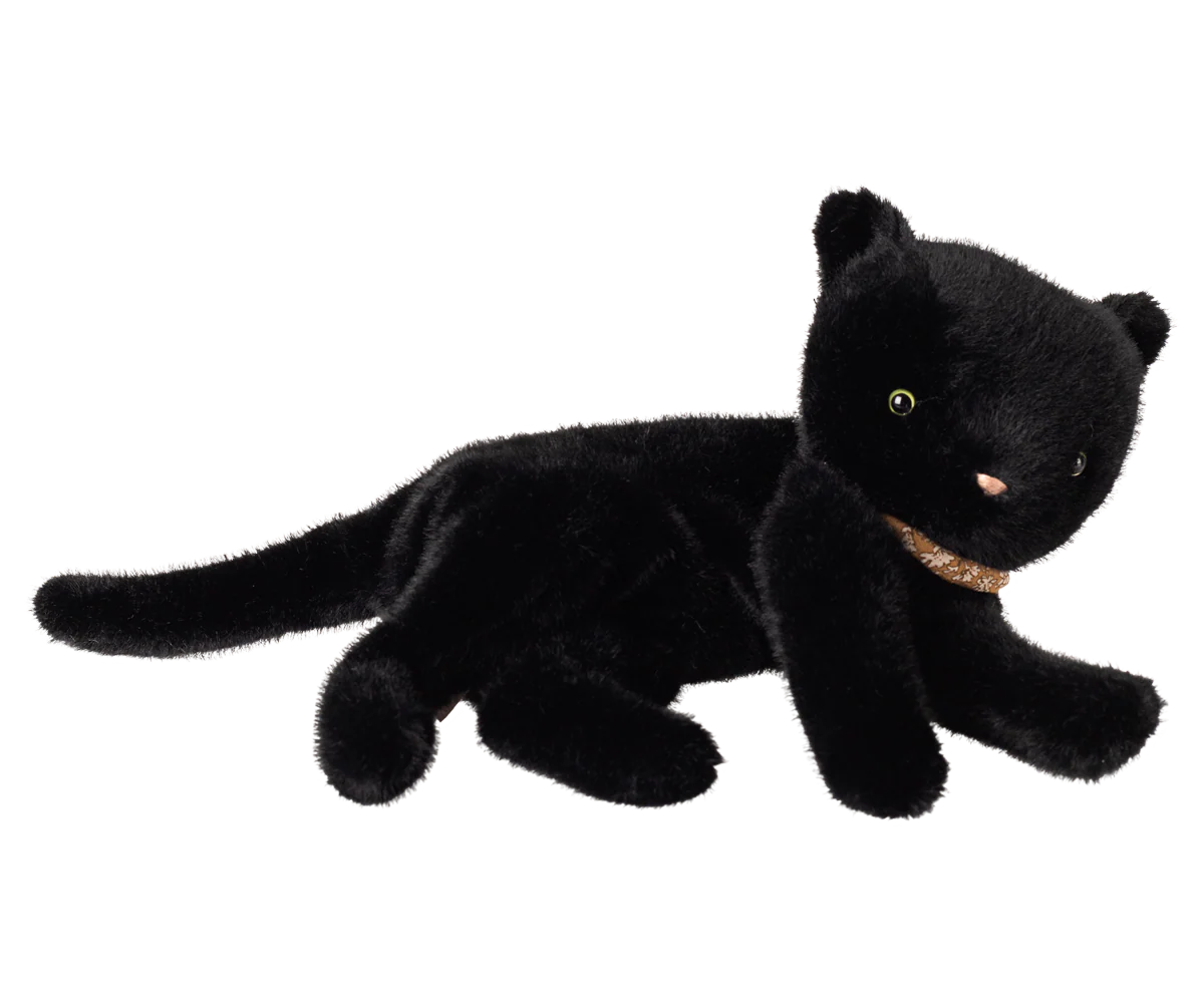 Sleeping Kitten Plush, Medium - Black - Persnickety Shop