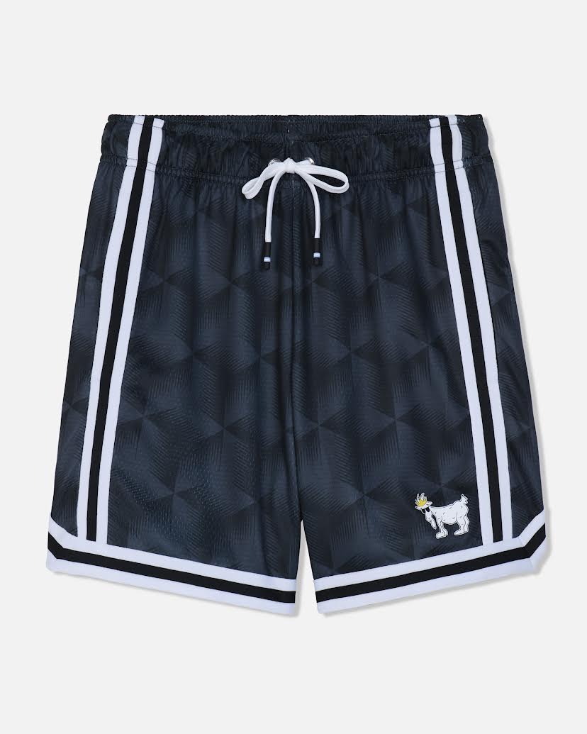 GOAT USA BLACK-GEOAOP GEO AOP Mesh Short