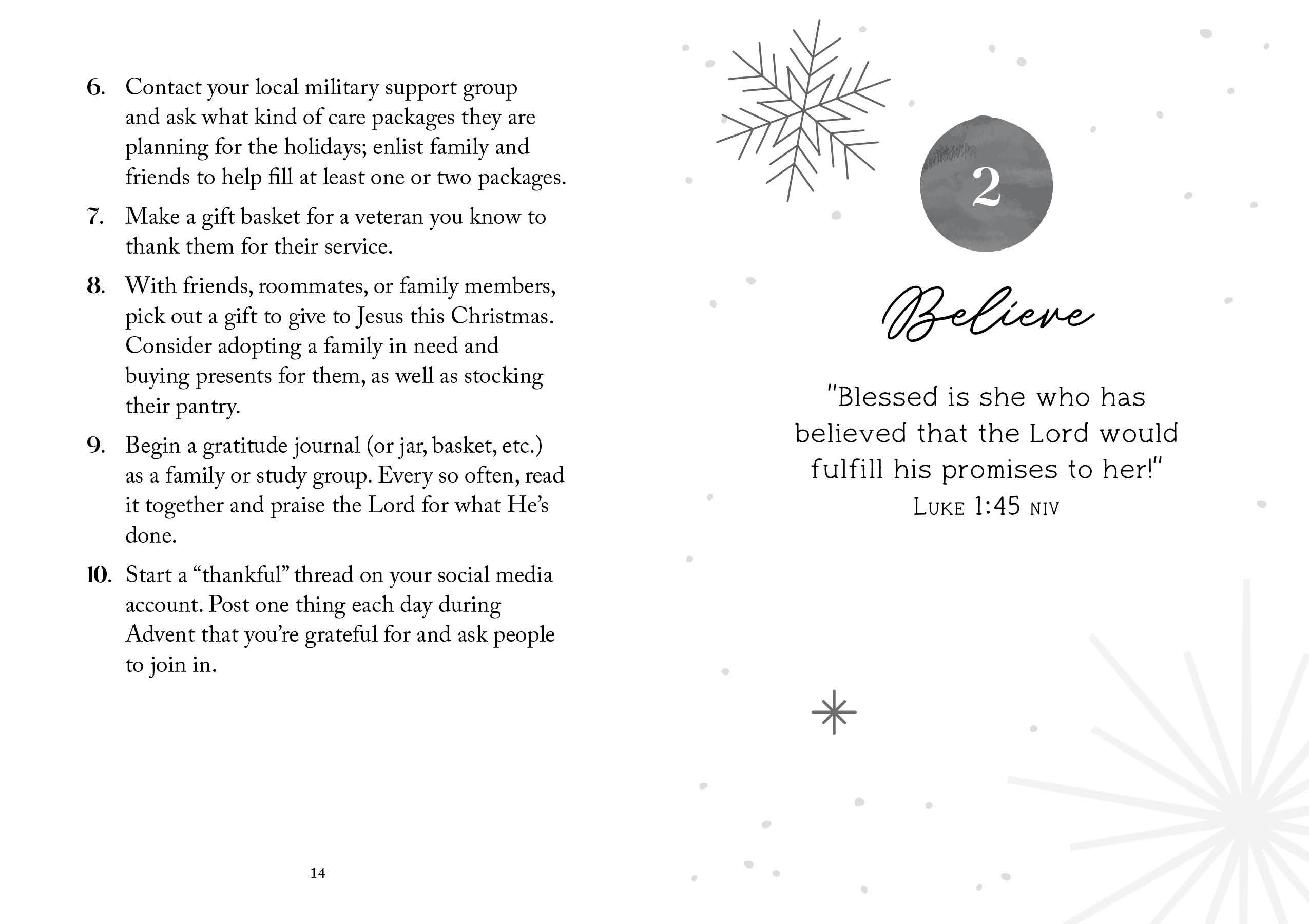 25 Christmas Blessings - Persnickety Shop