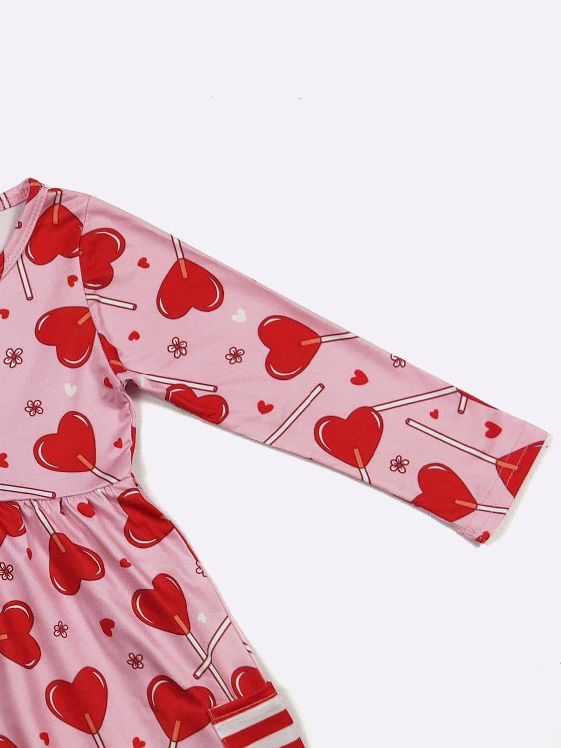 Heart Lollipop Girls Dress Valentine's