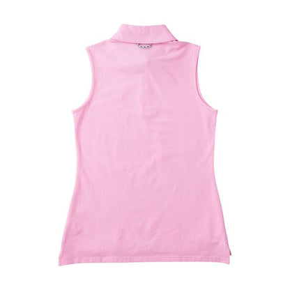 PRE-ORDER - PRODOH Girls' Sleeveless Solid Cotton Polo PF - Pink Frosting - Persnickety Shop