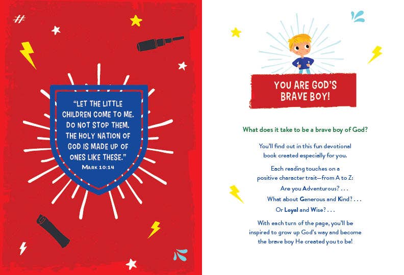 A to Z Devotions for Brave Boys - Persnickety Shop