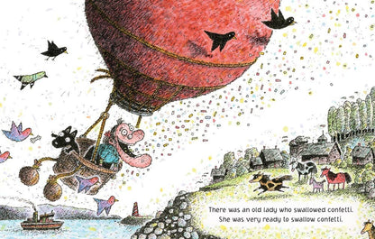 There Was An Old Lady Who Swallowed A Birthday Cake! - Persnickety Shop