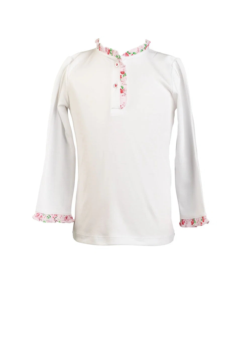 The Proper Peony Zinnia Blooms Henley Shirt