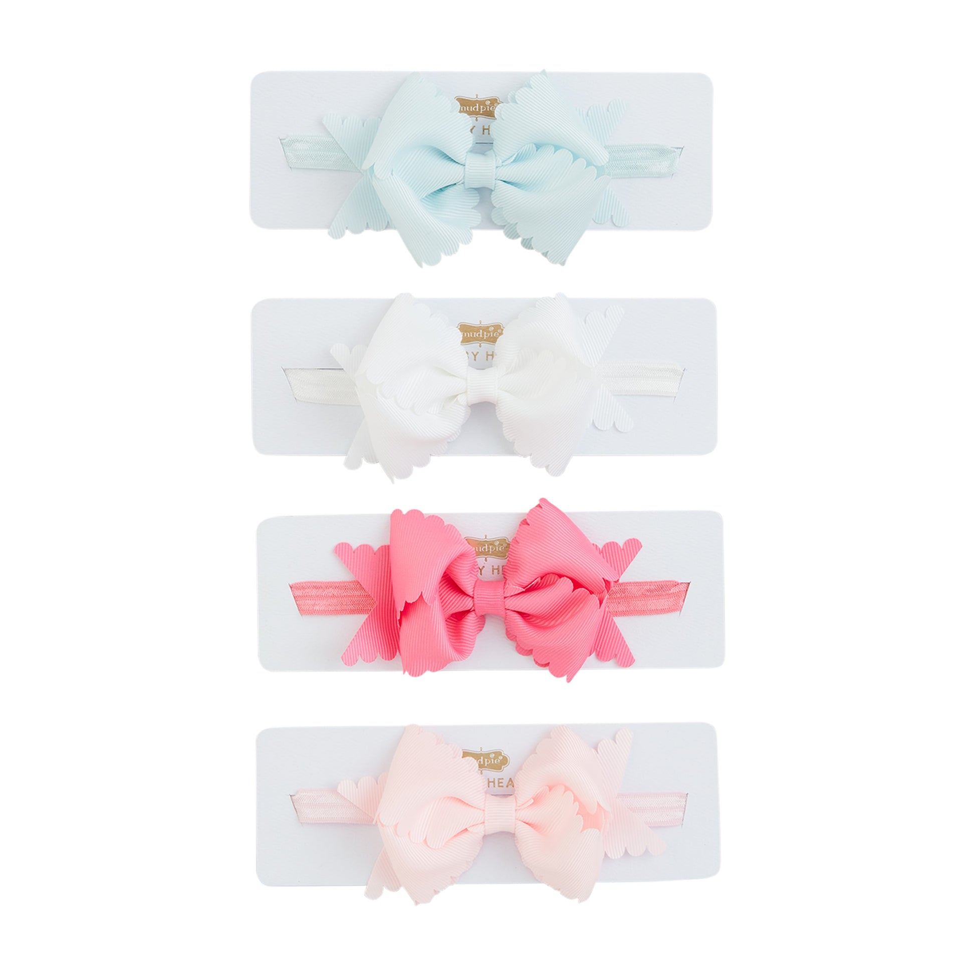 Scallop Bow Headbands - Persnickety Shop
