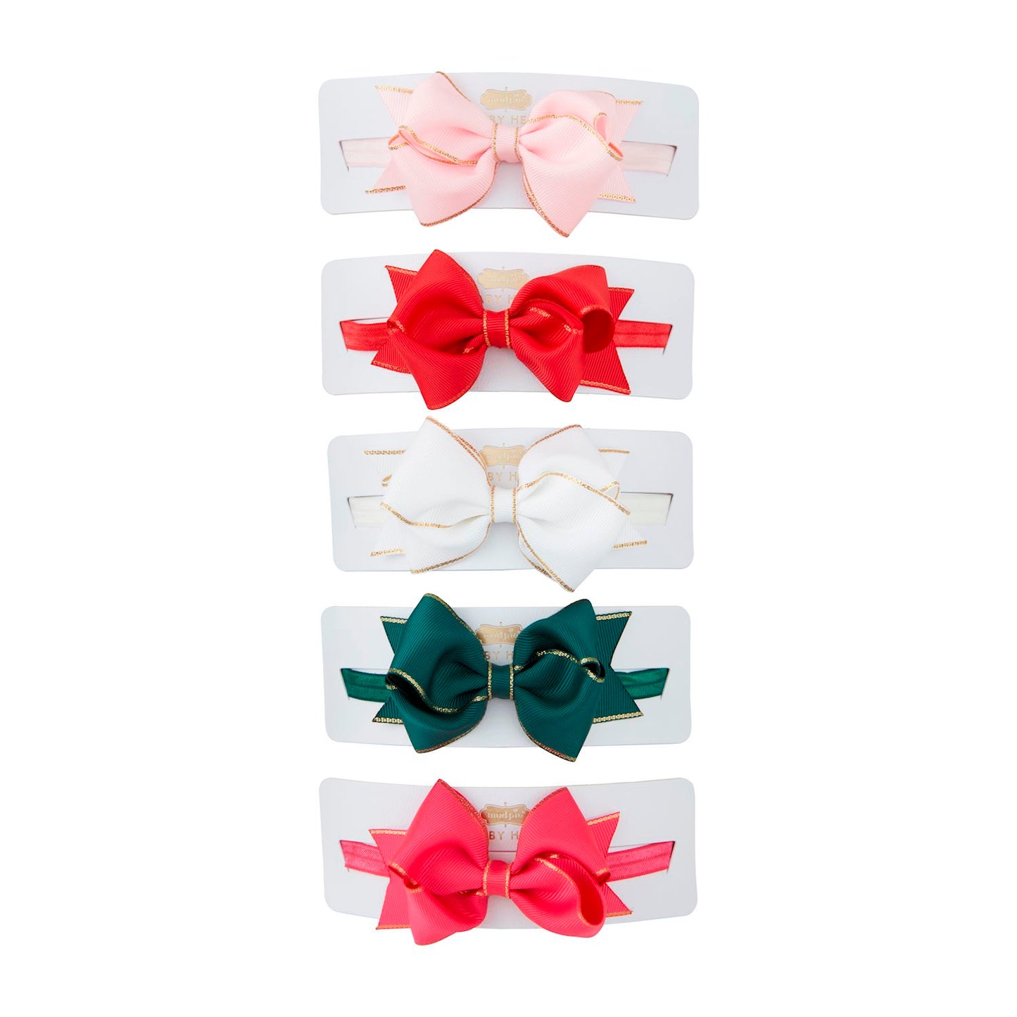 BABY CHRISTMAS BOW HEADBAND SET - Persnickety Shop