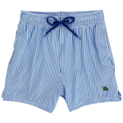 J. Bailey Board Short Blue Stripe Seersucker - Persnickety Shop