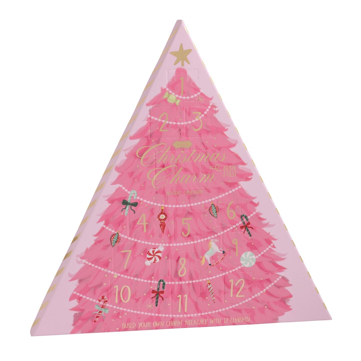 CHRISTMAS WREATH CHARM ADVENT CALENDAR SET