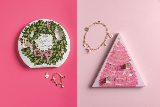 CHRISTMAS TREE CHARM ADVENT CALENDAR SET