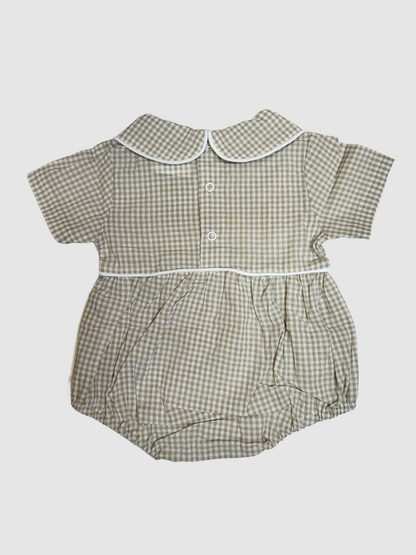 Cory Bubble - Khaki Gingham - Persnickety Shop